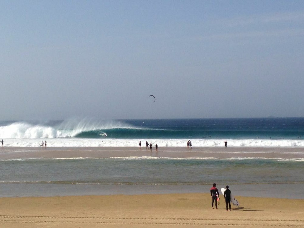 Olas del huracán Ophelia según Alán Fernández